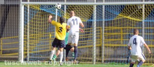 Uno dei gol della Viterbese