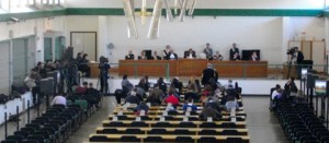 L'aula bunker di Rebibbia
