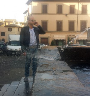Fontana Grande, sopralluogo del consigliere Marco Ciorba
