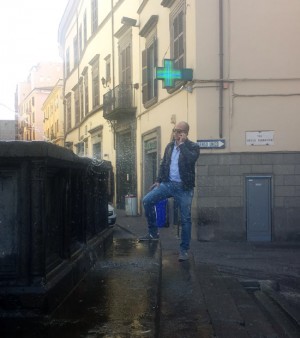 Fontana Grande, sopralluogo del consigliere Marco Ciorba