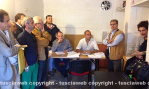 Il congresso Pd a Bagnaia, a destra Melissa Mongiardo