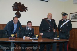 La conferenza stampa dei carabinieri