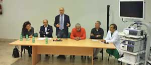 Un momento della cerimonia di inaugurazione