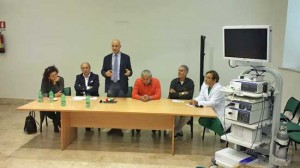 Un momento della cerimonia di inaugurazione