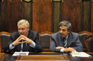 Il sindaco Michelini e l'assessore Delli Iaconi