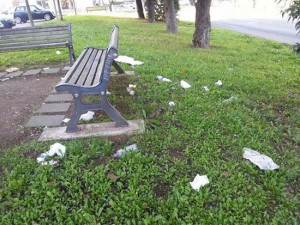 Rifiuti ai giardinetti