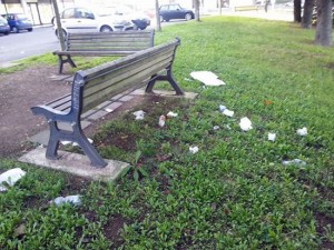 Rifiuti ai giardinetti