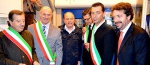 Mazzola con alcuni colleghi