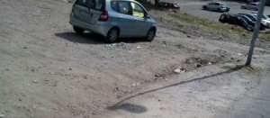 Lo stato del parcheggio delle Fortezze