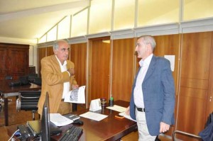 L'assessore Alvaro Ricci con il collega di Siena Stefano Maggi