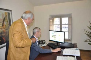 L'assessore Alvaro Ricci con il collega di Siena Stefano Maggi