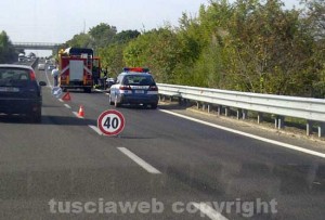 I pompieri sul posto 