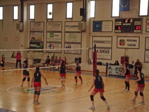 Un'azione della Junior Volley 