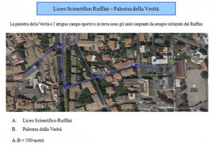 Le strutture del liceo Ruffini