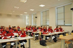 I volontari di Protezione civile dell'Associazione nazionale carabinieri di Viterbo