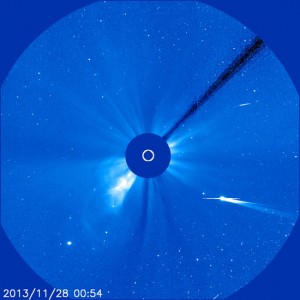 La cometa Ison vista con Soho