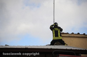 L'incendio alla pizzeria Il Ladrone di Ronciglione