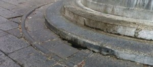 La fontana di piazza del Gesù