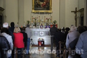 Il funerale di Marcello Sensi