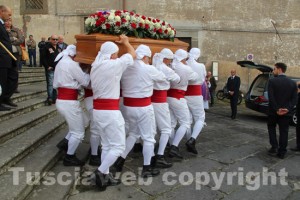 Il funerale di Marcello Sensi