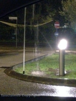 Irrigatore rotto a Valle Faul