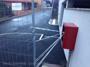 Il parcheggio delle Pietrare chiuso 