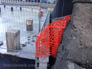 Il parcheggio delle Pietrare chiuso
