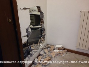 I danni nella sede della Cotral