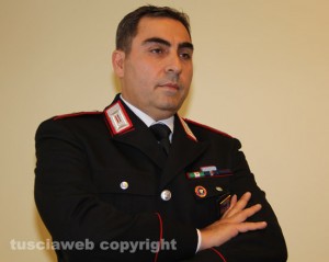 Il luogotenente Angelo Fazzi, comandante del Norm dei carabinieri di Ronciglione