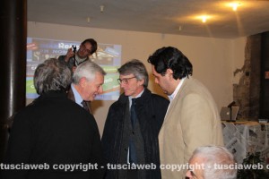 Il sindaco Michelini, David Sassoli e Francesco Ciprini 