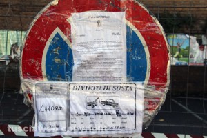 Il divieto su via Genova