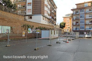 Il cantiere in via Genova