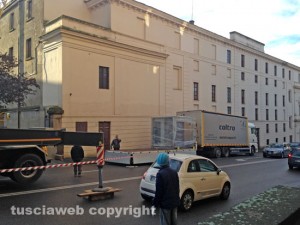 I lavori al teatro Unione