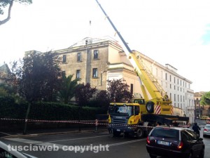 I lavori al teatro Unione