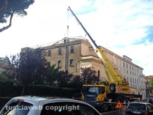 I lavori al teatro Unione