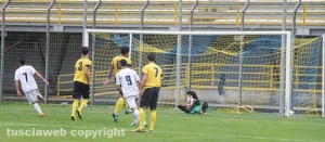 Il gol su rigore di Cerone