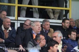 Piero Camilli in tribuna