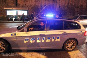 Una pattuglia della polizia