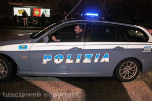 Una pattuglia della polizia