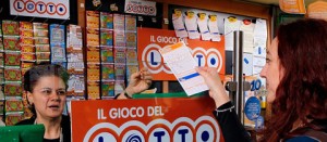 Una ricevitoria del Lotto