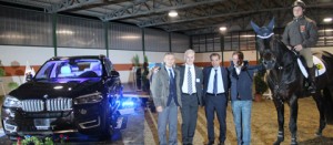 La presentazione della nuova Bmw X5 all'Allevamento degli assi