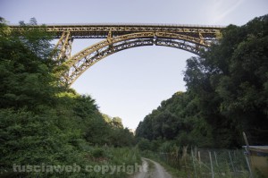 Ronciglione, il ponte della ferrovia