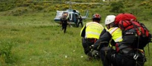 Il soccorso alpino in azione
