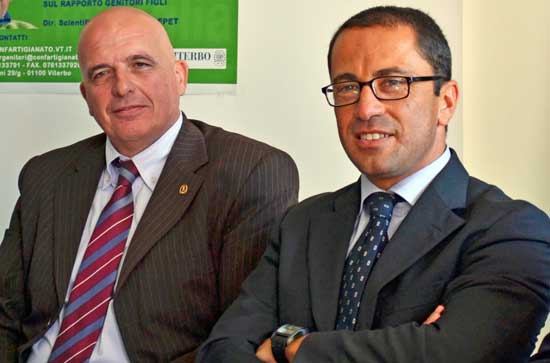 Signori e DeSimone di Confartigianato