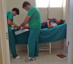 L'ambulatorio di Semi di pace a Santo Domingo