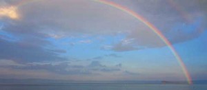 L'arcobaleno a Capodimonte