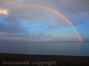 L'arcobaleno a Capodimonte