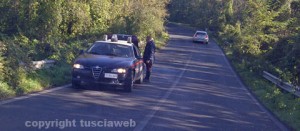 I carabinieri sul posto