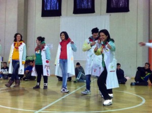 I clown di corsia all'Orioli