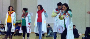 I clown di corsia all'Orioli